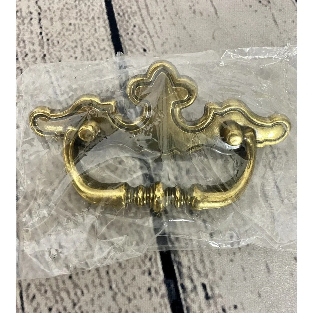 Lot of 8 Amerock Hardware BP768-AE Drawer Cabinet Pulls Cupboard Brass Bail Pull